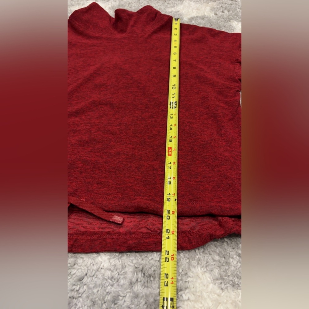Canada Weather Gear Women's Supreme Soft Mock Neck Sweater Size Medium Red - Picture 9 of 10